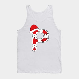 Letter P (Happimola Christmas Alphabet) Tank Top